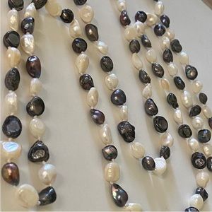 60 inch fresh water pearl necklace